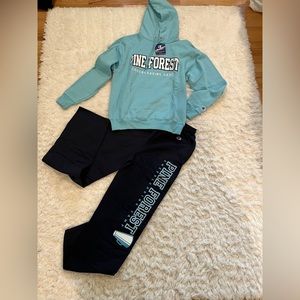 Champion Pine Forest Cheerleading Camp sweatsuit